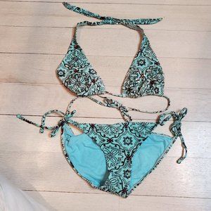 Target Xhilaration Beaded Bikini Top and Bottom Se